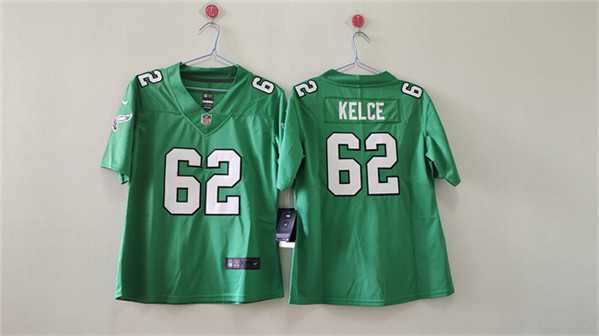 Women's Philadelphia Eagles #62 Jason Kelce Kelly Green Vapor Stitched Jersey,We sell and wholesale Women's Philadelphia Eagles #62 Jason Kelce Kelly Green Vapor Stitched Jersey on line form chian!